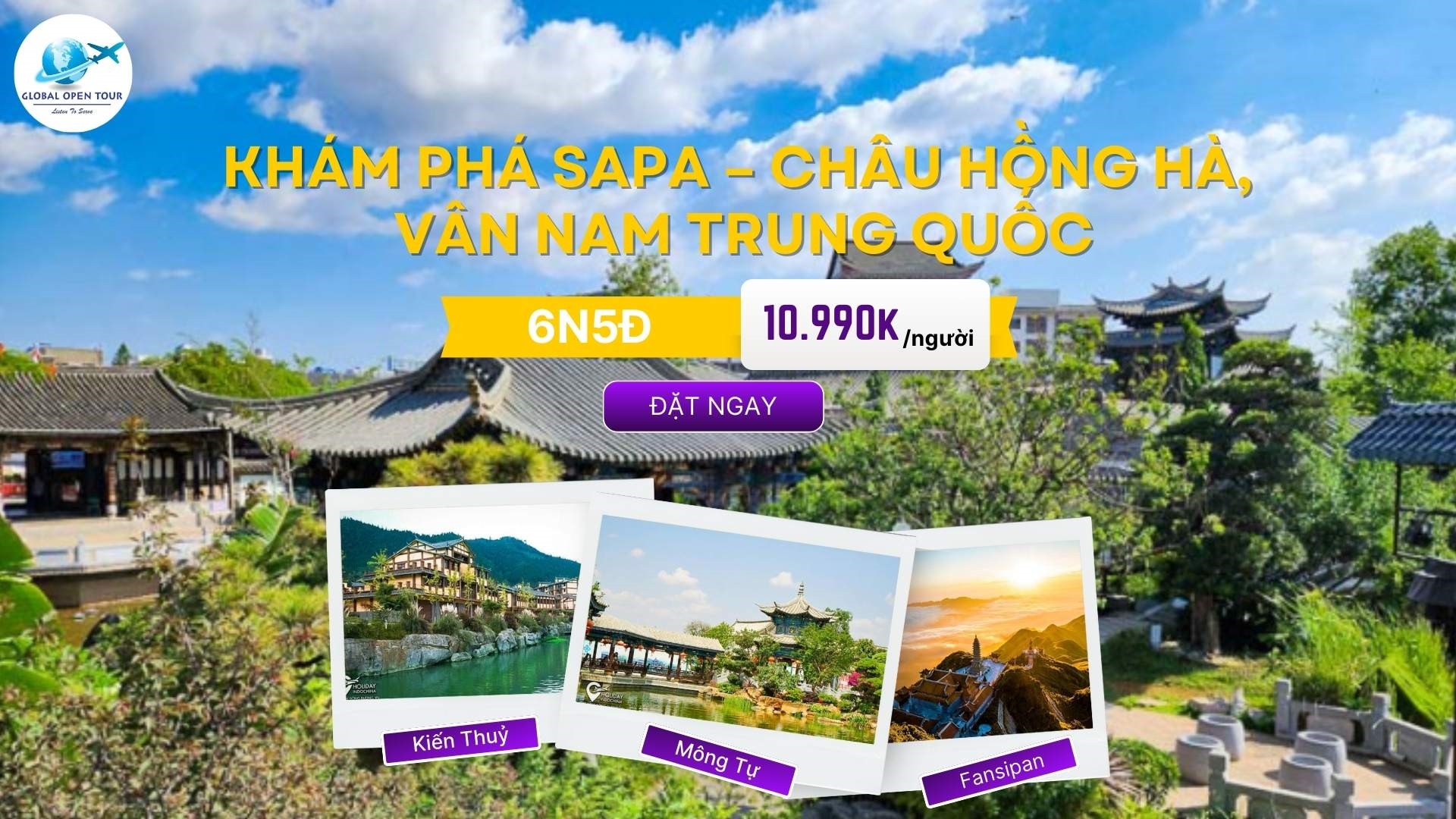 Tour Sapa - Châu Hồng Hà, Vân Nam Trung Quốc