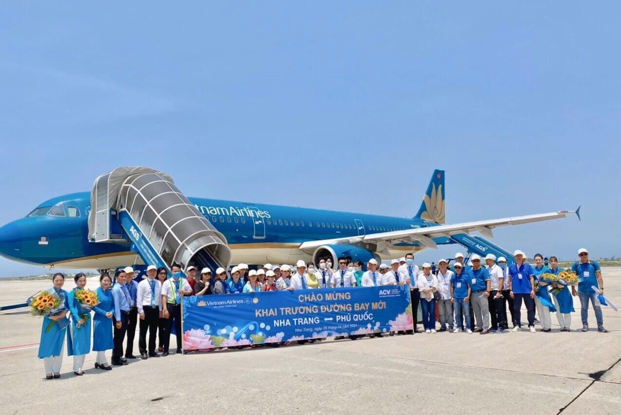 VIETNAM AIRLINES KHAI TRƯƠNG ĐƯỜNG BAY NHA TRANG - PHÚ QUỐC 26/04/2021
