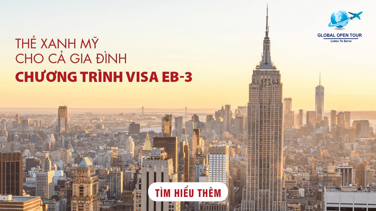 Chương trình visa EB3 - Thẻ xanh Mỹ cho cả gia đình