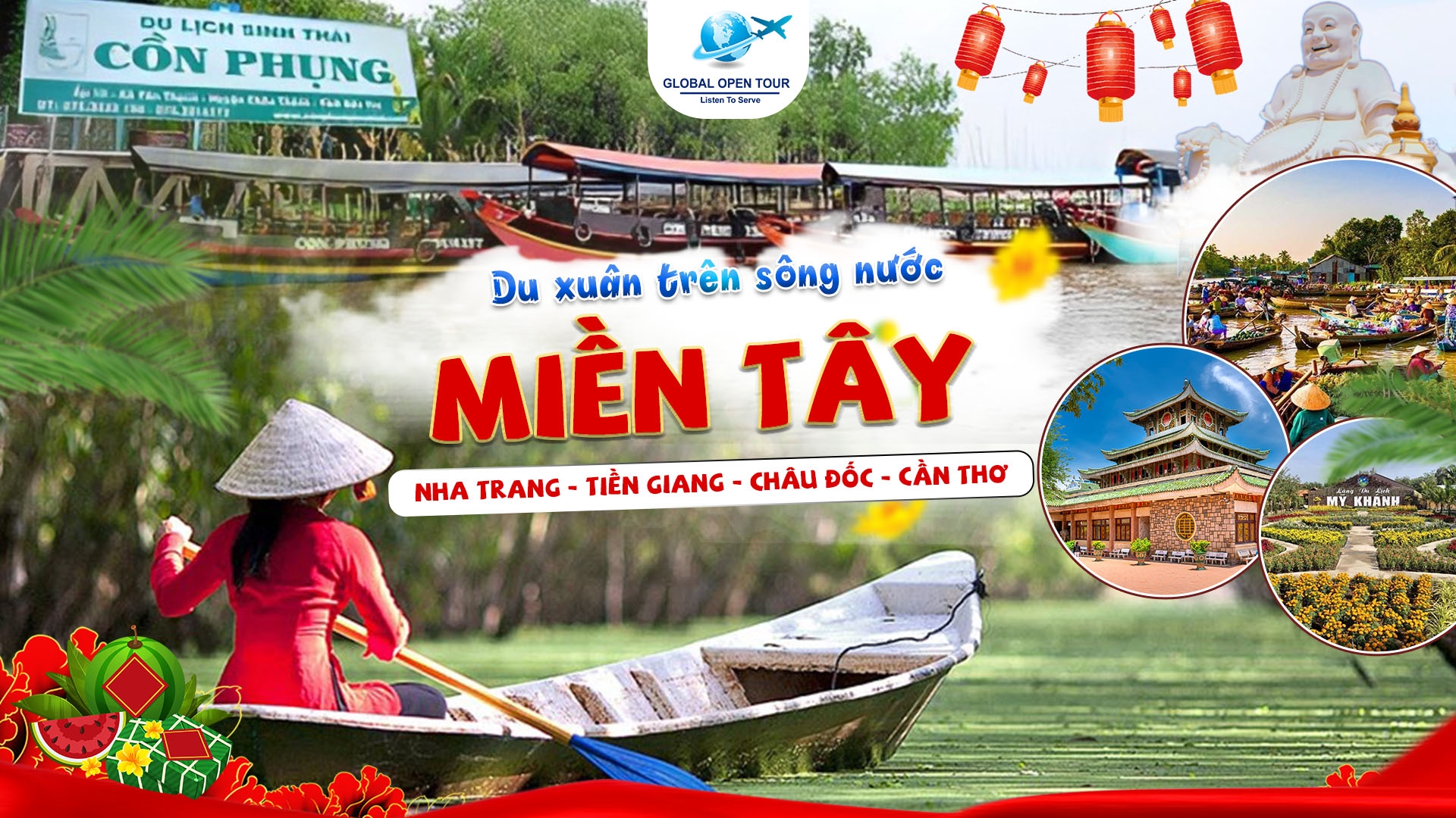 Tour Du Xuân Miền Tây 2025: Tiền Giang - Châu Đốc - Cần Thơ - Du lịch ...