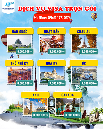 Dịch vụ làm visa du lịch các nước 2023