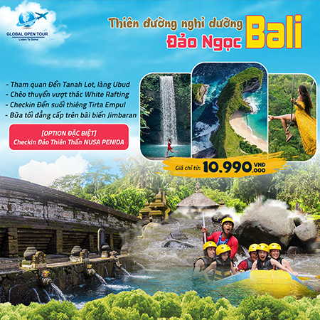 Tour Bali thiên đường nghỉ dưỡng